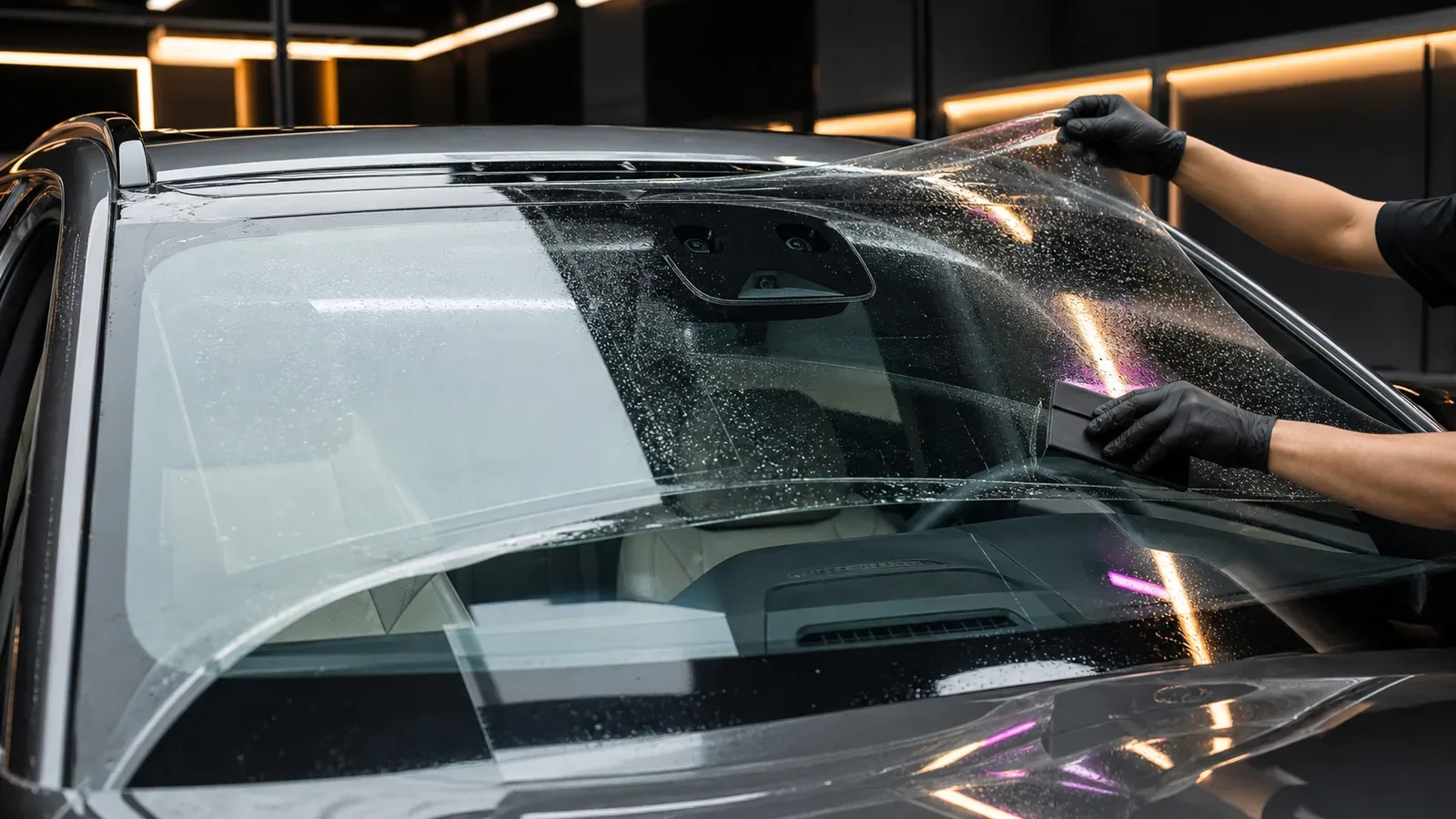 ฟิล์ม Clear Guard Windshield สำหรับรถตู้ MPV และ Van
