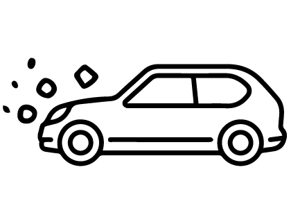 ไอคอนป้องกันสะเก็ดหิน